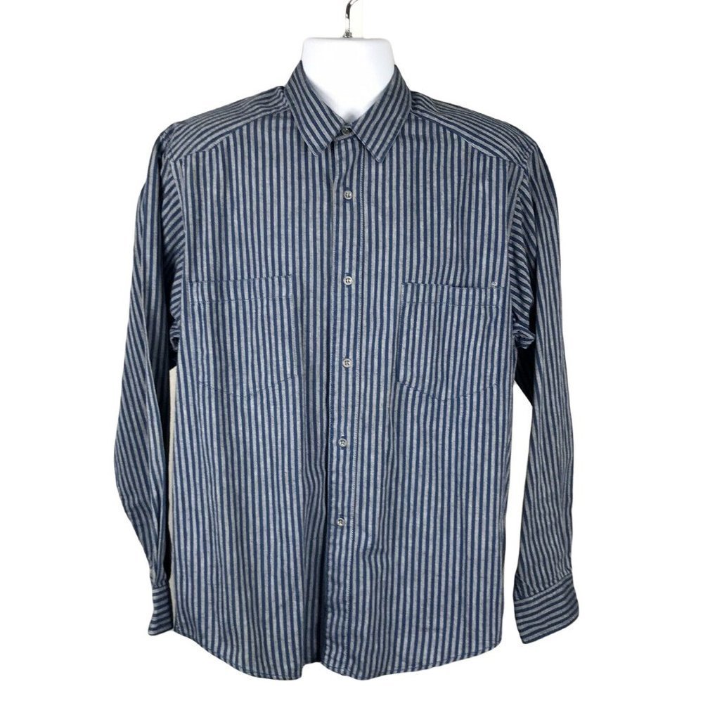 Calvin Klein Men's Button Down Dress Shirt ~ Sz M